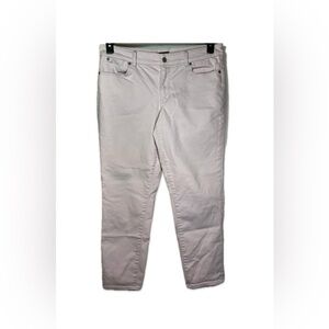 Talbots Flawless Five-Pocket Jeans Women’s Size 12 Boyfriend Light Purple